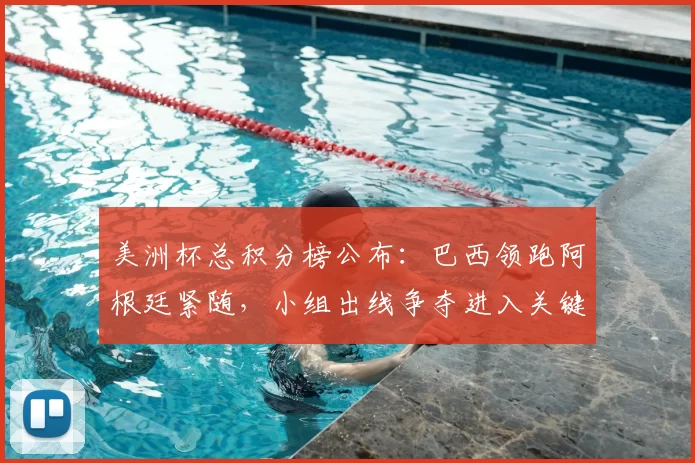 美洲杯总积分榜公布:巴西领跑阿根廷紧随,小组出线争夺进入关键期